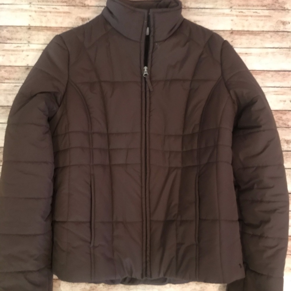 Women’s Athletic Works Brown Down Puff Coat Sz S